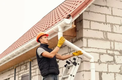 Pose et remplacement de gouttières à Serches
